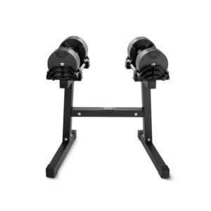 Nuobell 2-20Kg Dumbbells (x2) - Classic with Dumbbell Stand - Image 5