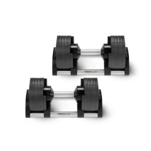 Nuobell 2-20Kg Dumbbells (x2) - Classic with Dumbbell Stand - Image 3