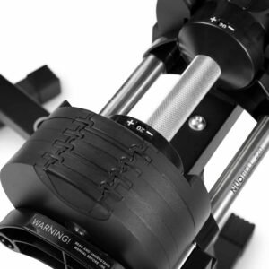 Nuobell 2-20Kg Dumbbells (x2) - Classic with Dumbbell Stand - Image 2
